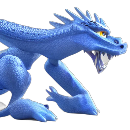 dragon, animal, creature, 3d render transparent PNG cut-out