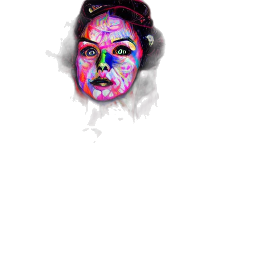 face, mask, crown, creature transparent PNG cut-out