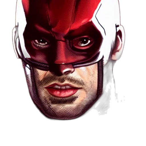 mask, face, comic book art, concept art transparent PNG cut-out