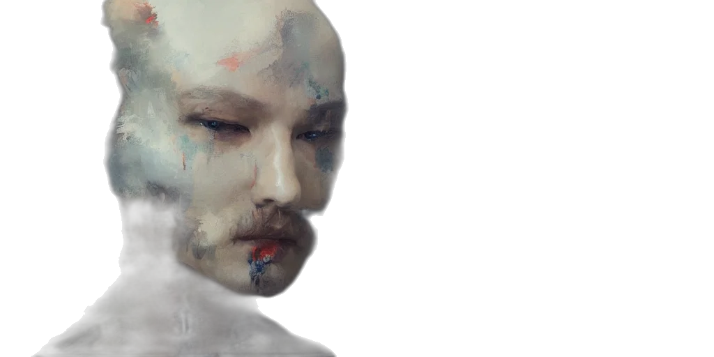face, mask, robot, creature transparent PNG cut-out