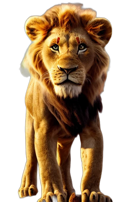 animal, crown, staff, creature transparent PNG cut-out
