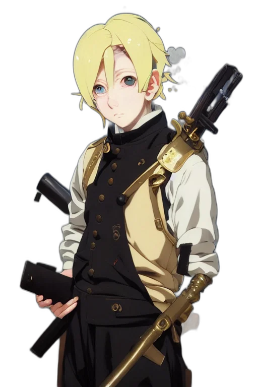 staff, weapon, sword, jacket transparent PNG cut-out