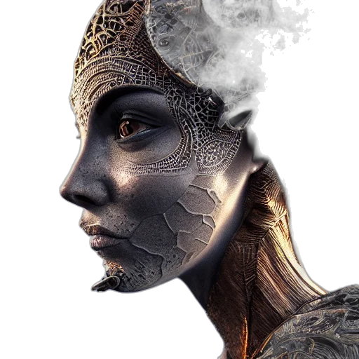 mask, face, crown, jewelry transparent PNG cut-out