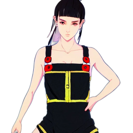 dress, pixel art, anime, cartoon transparent PNG cut-out