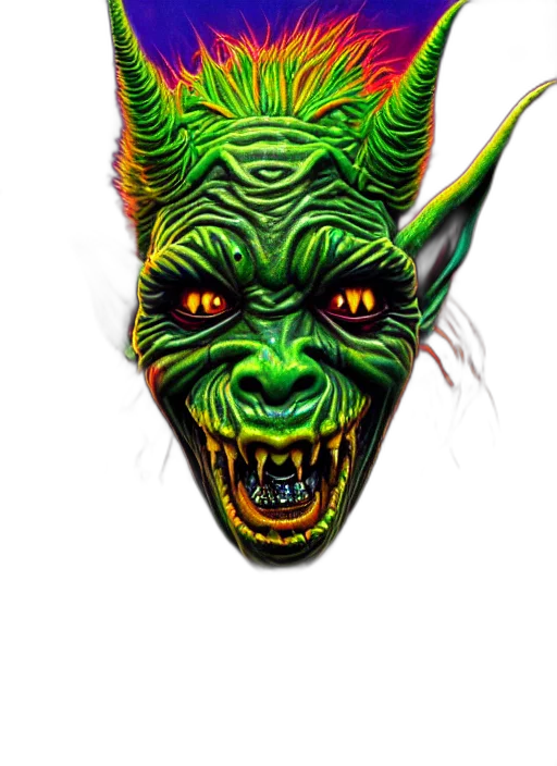 mask, face, staff, creature transparent PNG cut-out