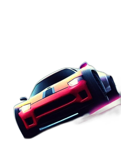 car, weapon, 3d render, concept art transparent PNG cut-out