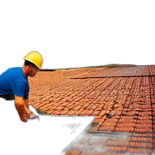3d render, man, working, solar transparent PNG cut-out