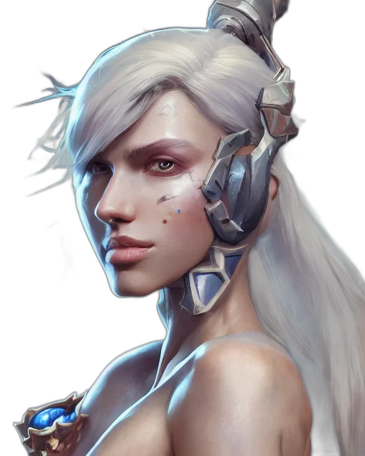 robot, face, weapon, staff transparent PNG cut-out