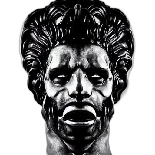 face, mask, crown, hair transparent PNG cut-out
