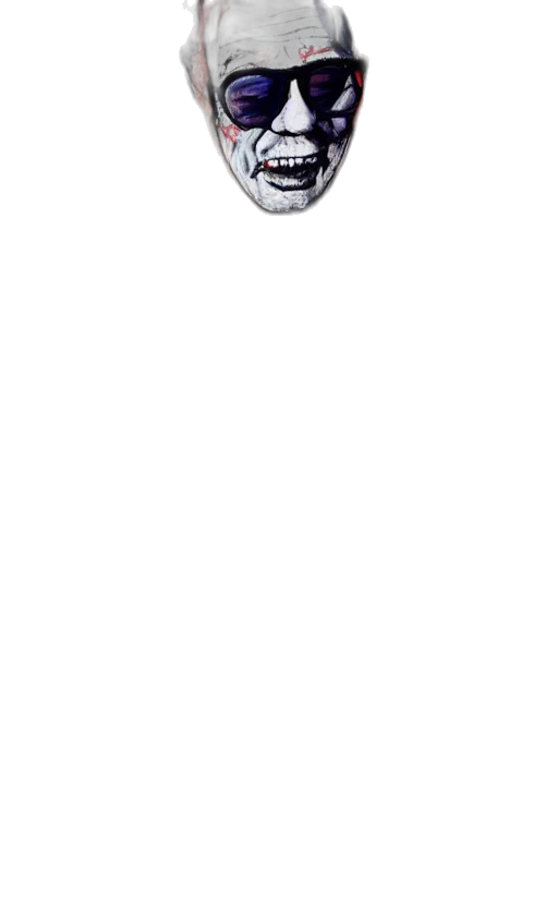 face, mask, staff, creature transparent PNG cut-out