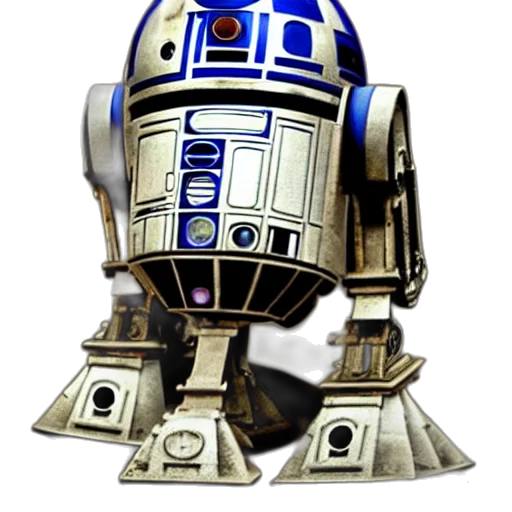 robot, mask, 3d render, concept art transparent PNG cut-out