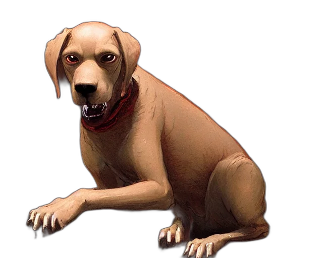 animal, staff, creature, photorealistic transparent PNG cut-out