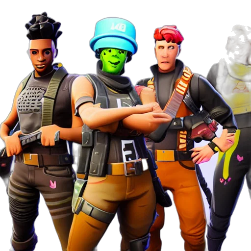 concept art, 3d render, neon, jonesy transparent PNG cut-out