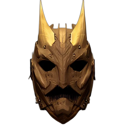 mask, face, crown, dragon transparent PNG cut-out