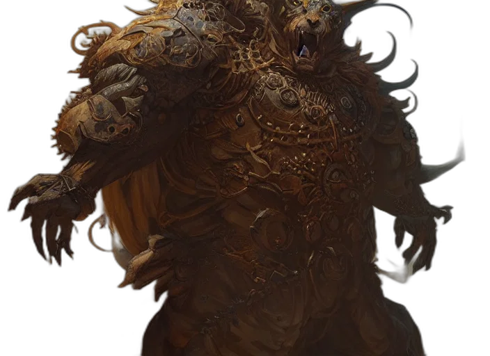 creature, mask, face, hair transparent PNG cut-out