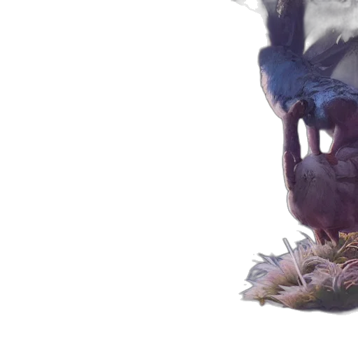 dragon, creature, animal, flower transparent PNG cut-out