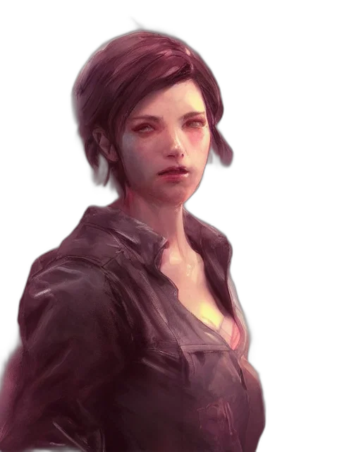 face, jacket, staff, concept art transparent PNG cut-out