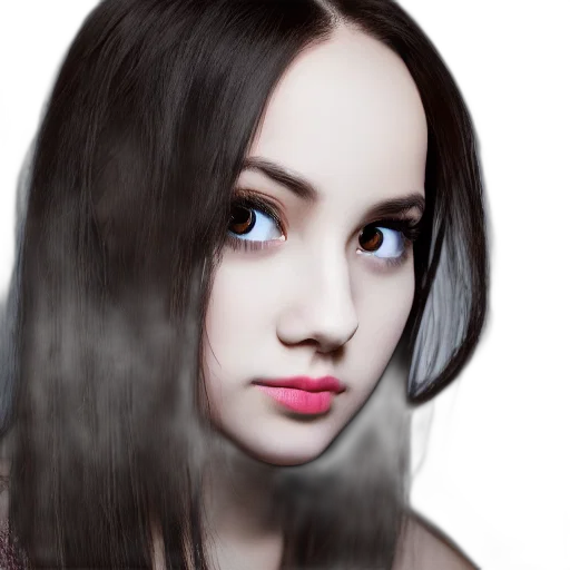 hair, face, robot, jewelry transparent PNG cut-out