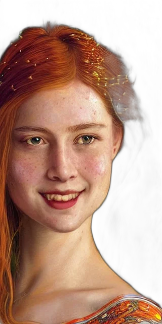 face, hair, crown, mask transparent PNG cut-out