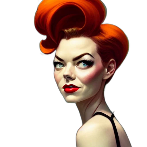 face, photorealistic, concept art, comic book art transparent PNG cut-out
