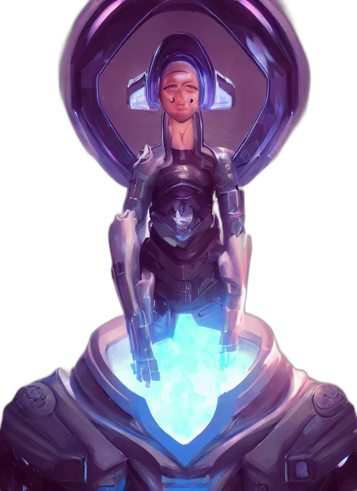 robot, sword, staff, face transparent PNG cut-out