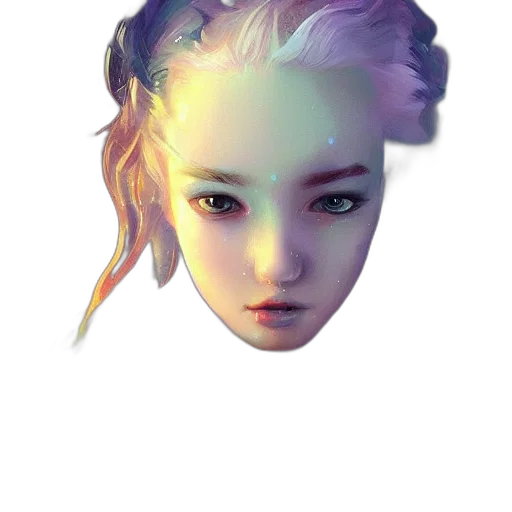 face, robot, mask, crown transparent PNG cut-out