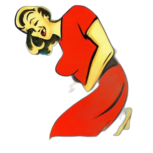 dress, staff, jewelry, face transparent PNG cut-out