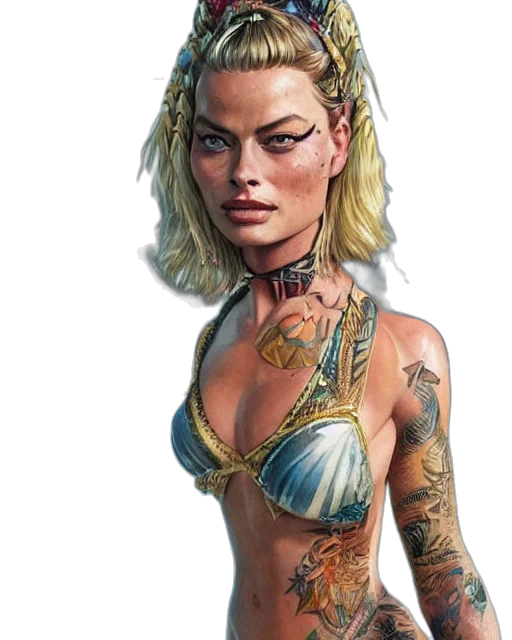 jewelry, dress, face, fantasy art transparent PNG cut-out