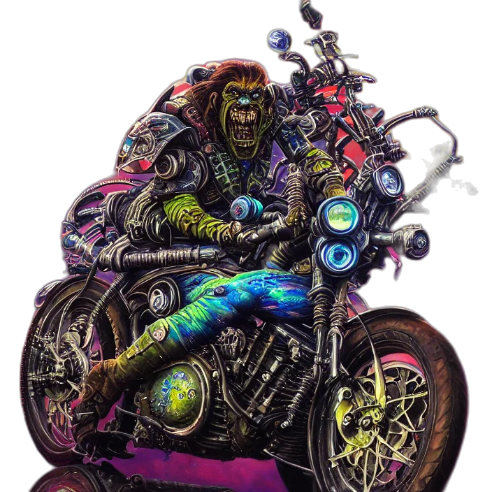 jacket, creature, robot, concept art transparent PNG cut-out