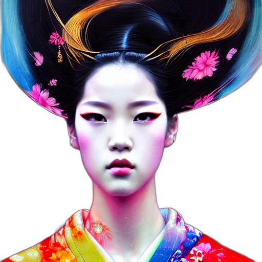 face, photorealistic, oil painting, fantasy art transparent PNG cut-out