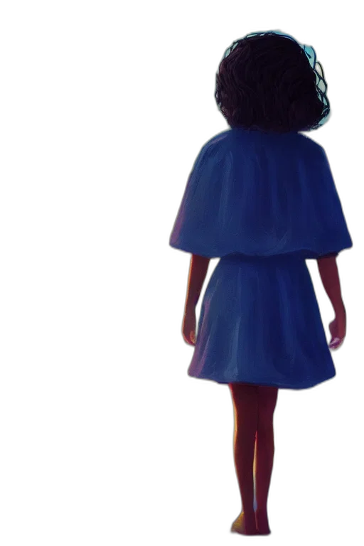 dress, robot, crown, hair transparent PNG cut-out