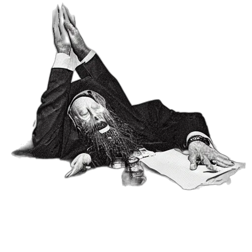 concept art, photograph, photo, rabbi transparent PNG cut-out