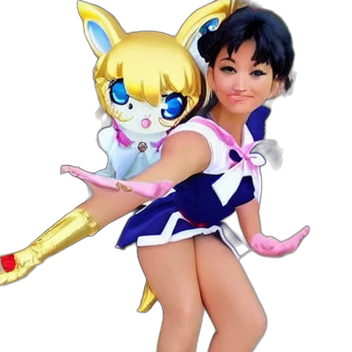 3d render, anime, concept art, pixel art transparent PNG cut-out