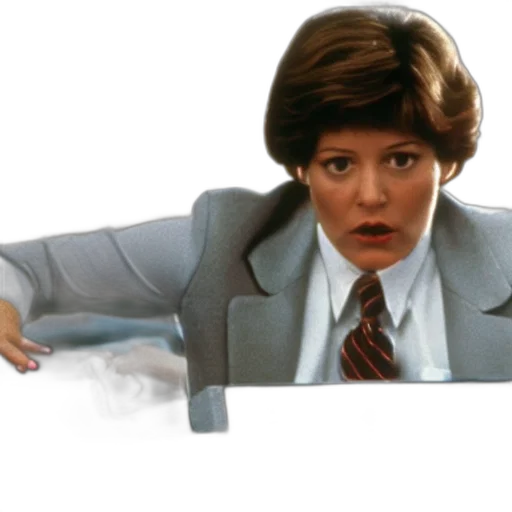 jacket, staff, hair, face transparent PNG cut-out