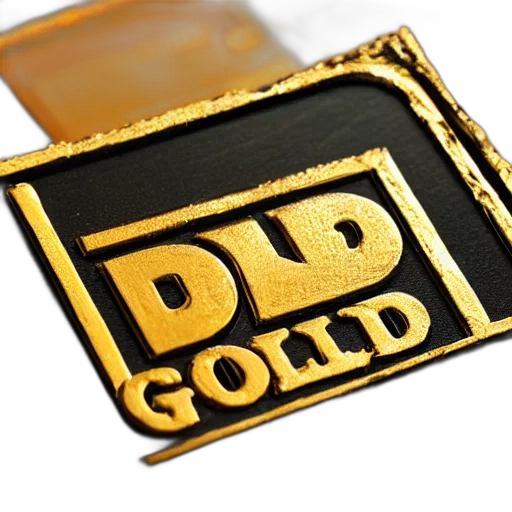 jewelry, 3d render, golden, logo transparent PNG cut-out
