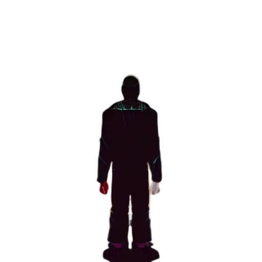 staff, robot, jacket, creature transparent PNG cut-out
