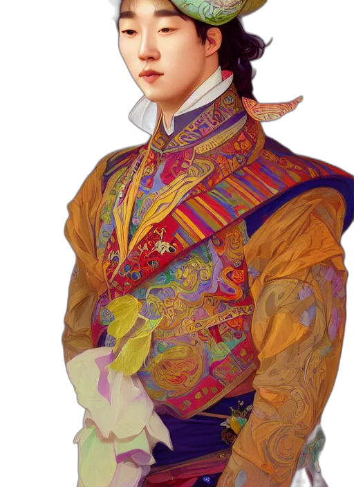 jacket, staff, dragon, face transparent PNG cut-out