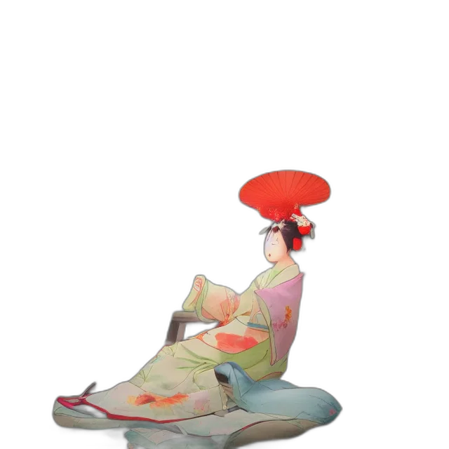 shoes, umbrella, hat, dress transparent PNG cut-out