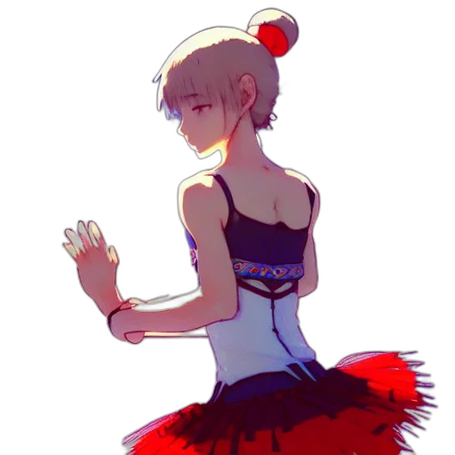 dress, crown, staff, flower transparent PNG cut-out