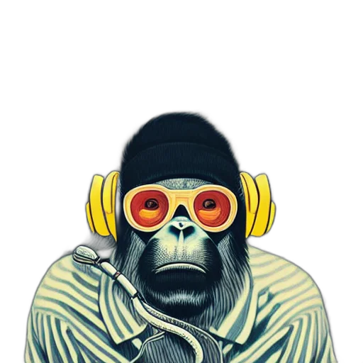 mask, jacket, animal, creature transparent PNG cut-out