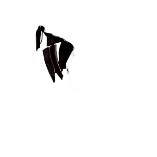 hair, mask, face, shoes transparent PNG cut-out