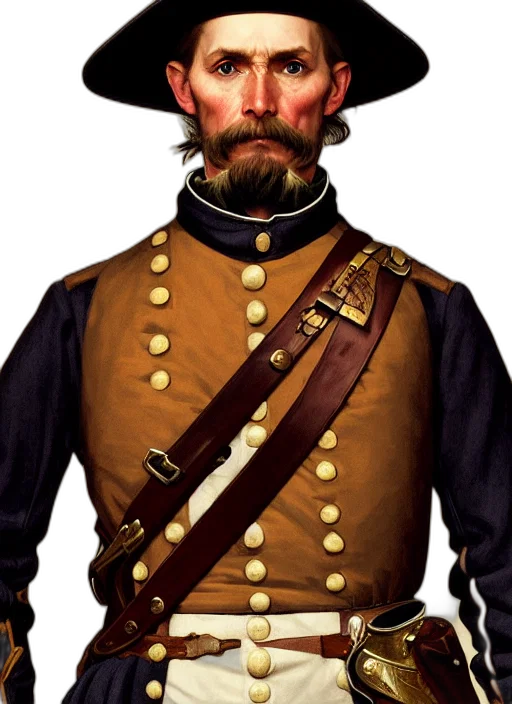 staff, jacket, hat, face transparent PNG cut-out
