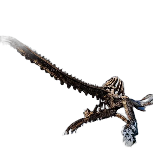 dragon, weapon, creature, staff transparent PNG cut-out