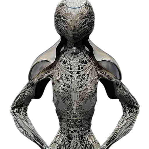 robot, creature, dress, jewelry transparent PNG cut-out