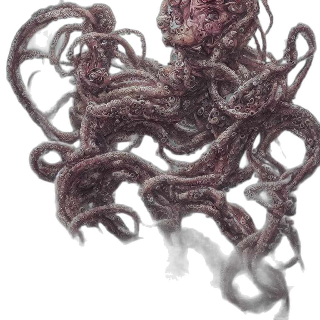 creature, hair, staff, crown transparent PNG cut-out