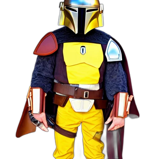robot, staff, concept art, mandalorian transparent PNG cut-out