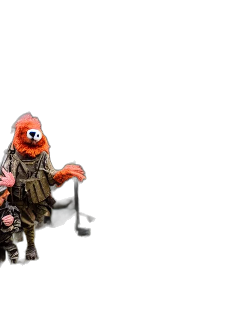 creature, animal, staff, robot transparent PNG cut-out