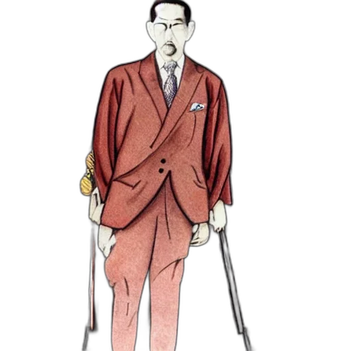 staff, jacket, umbrella, dress transparent PNG cut-out