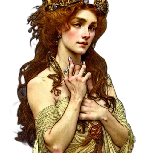 crown, jewelry, dress, face transparent PNG cut-out