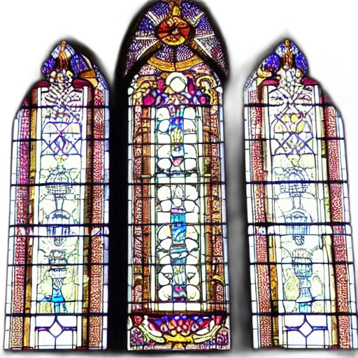 stained, glass, window, fancy transparent PNG cut-out